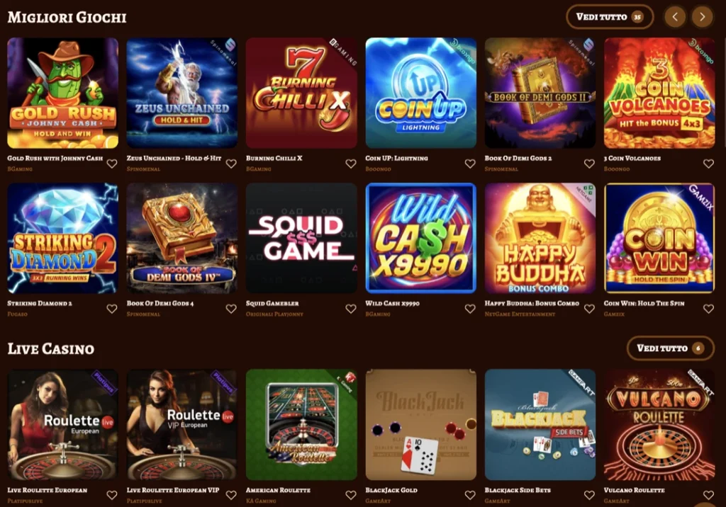Giochi e Intrattenimento PlayJonny Casino